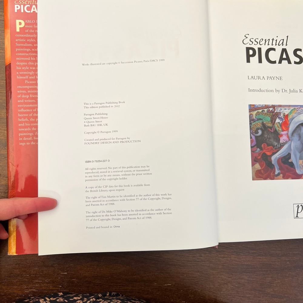 Essential Picasso Laura Payne Art History Coffee Table Book Hardcover Paintings - Picture 5 of 9